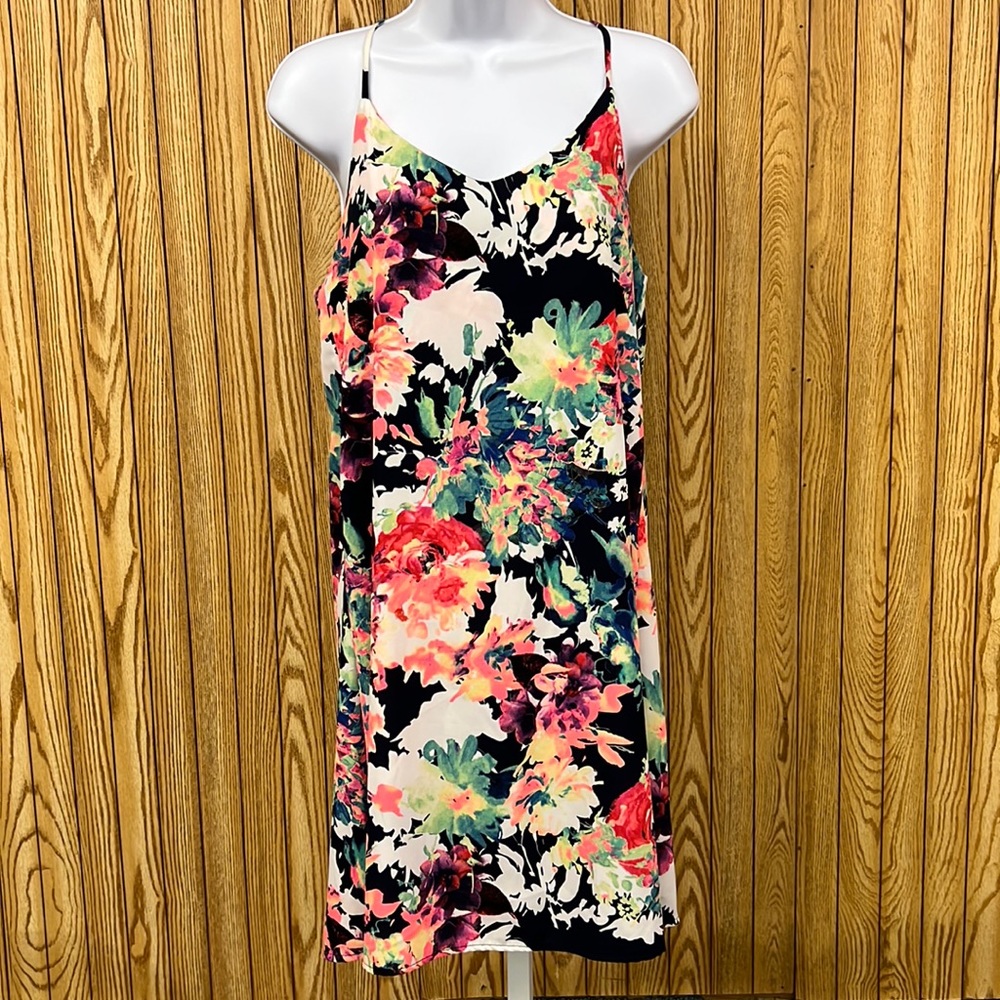 Floral mini dress